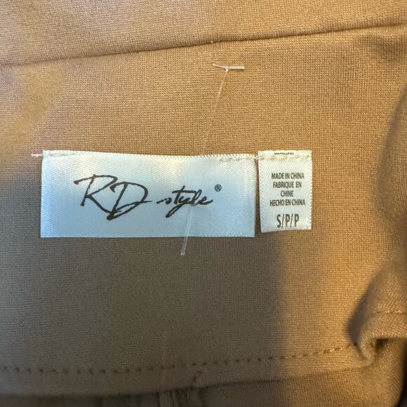 RD Style Brown Two Button Jacket NWT Size Small - Picture 7 of 9